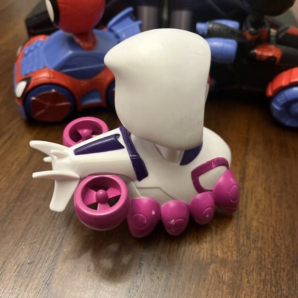 Marvel Spidey and His Amazing Friends 3 Figure Squad Racers Set Motion Kidcore - Picture 8 of 9